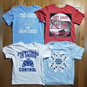 Boys Gaming bundle t-shirts Size 5/6